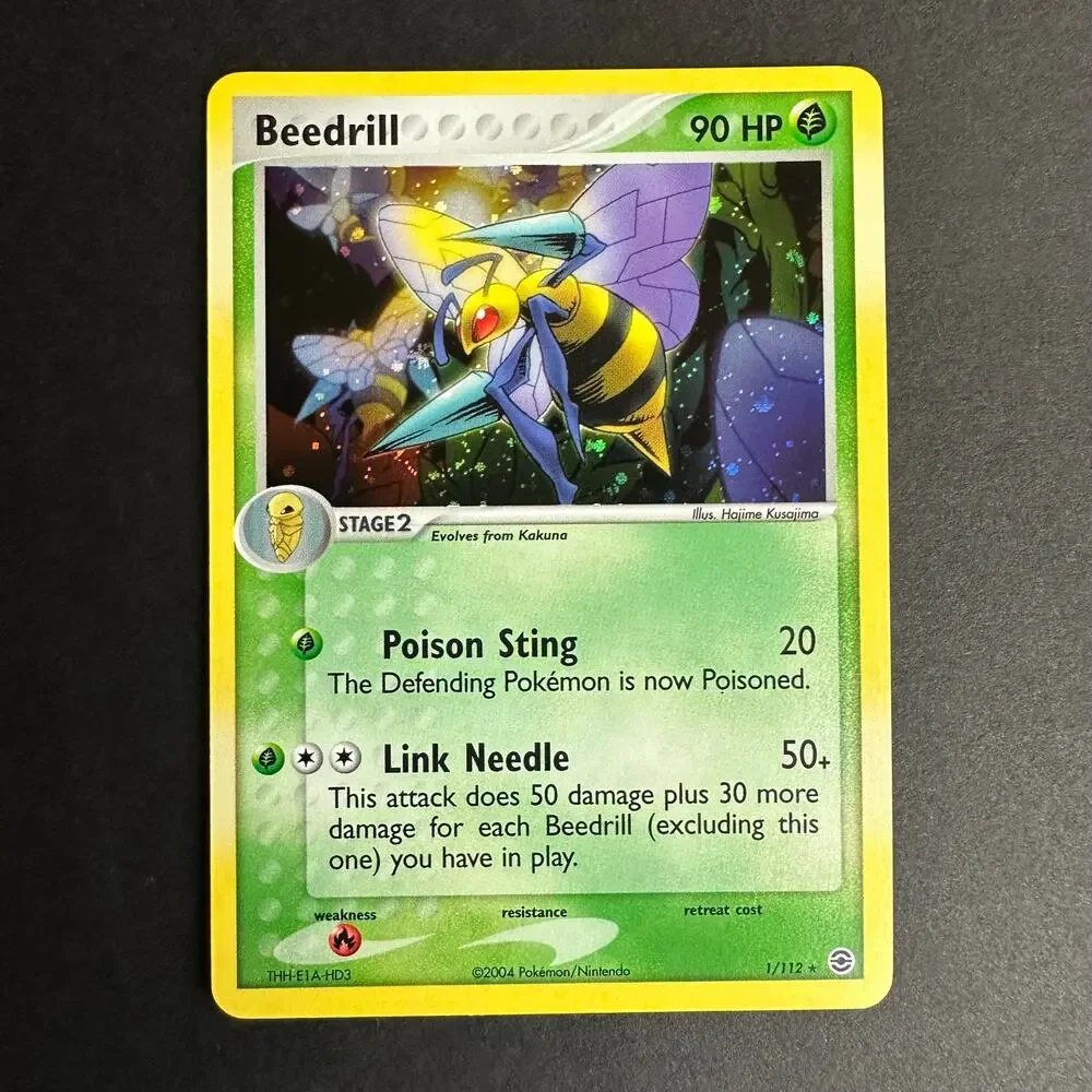 Pokemon TCG Beedrill EX FireRed LeafGreen 1/118 Holo Rare NM/LP